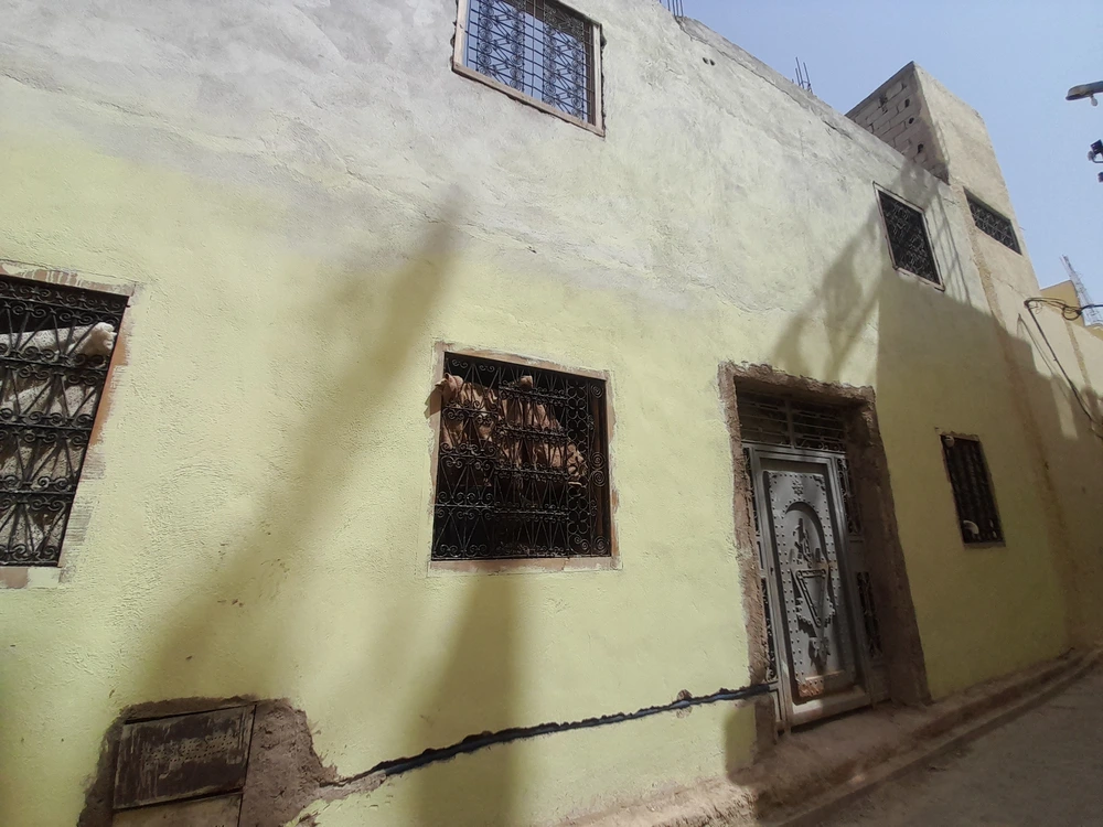 Facade of Riad Kassbat Chems in Fes Jdid